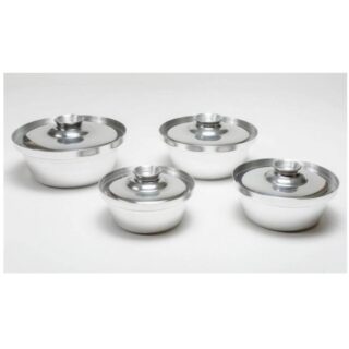 Sina Sina Aluminum Pots Set Conical Consisting of 4 Pots Egyptian Industry Size 16cm / 18cm / 20cm / 22cm