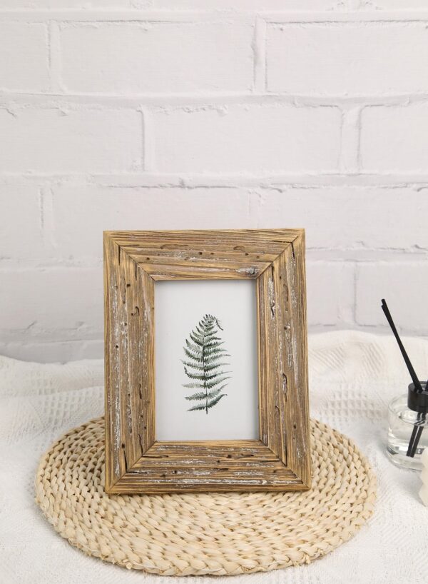 سويتش إطارات صورة مزودة بإطار خارجي للوضع أعلى الطاولة طبيعي/أبيض outer frame size: L18xH23xT1.8cm for photo size: 4×6بوصة