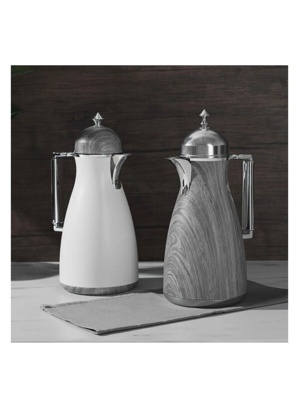 داليتي 2-Piece Plastic Vf Koufa Flask White/Grey 1Liters