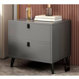 Sharpdo European-style Light Luxury Bedside Table With Drawers 40*40*53cm