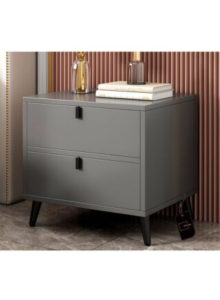 Sharpdo European-style Light Luxury Bedside Table With Drawers 40*40*53cm
