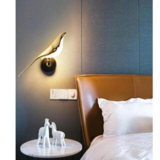 C M E Gold bird LED Wall Lamp