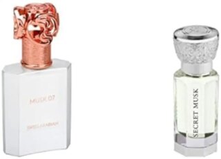 عطر مسك 07 سعة 50 مل + زيت عطري مركز سيكريت مسك سعة 12 مل من سويس ارابيان