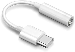 محول سماعة راس USB نوع C الى مقبس 3.5 ملم لتشغيل الموسيقى والمكالمات يدعم سامسونج وهواو اي واجهزة اندرويد الاخرى وسلسلة ايفون 15 [ملاحظة لسلسلة ايفون 15 فقط، تشغيل الموسيقى وليس للاستخدام في