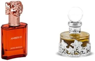 عطر امبر 01 50 مل او دي بارفان + روز مالاكي 25 مل سي بي او من سويس ارابيان