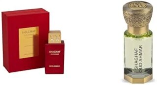 عطر شغف عود أحمر 75 مل من سويس ارابيان + شغف عود أحمر 12 مل سي بي او
