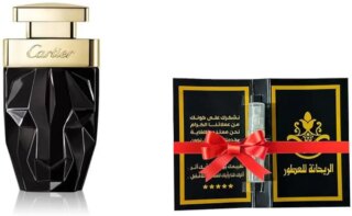 مجموعة من ريحانا تتكون من عطر كارتير لا بانثير ليمتد ايدشن للنساء – او دى بارفيوم 75 مل عينة من بيور باتشيولي من برغيموت 5 مل