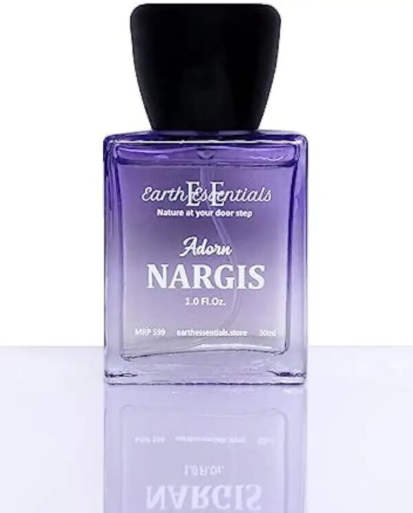 عطر نارجيس ادورن للرجال والنساء من ايرث اسنشيالز عطر طبيعي ويدوم طويلا لعيد الحب وهدية عيد الميلاد والعروض المميزة (50 مل)