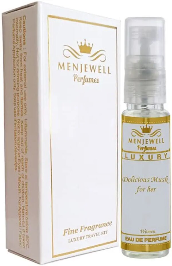 مين جويل عطر المسك اللذيذ للنساء/ السيدات | رائحة فاخرة تدوم طويلا | مناسب للسفر | عطر صغير (10 مل)