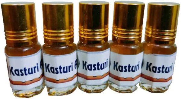 عطر عطر ايترا يدوم طويلا للجنسين من عطار | عطر كاستوري / عزيز مسك عطار يدوم طويلا | كومبو | للرجال | النساء | عطر عطري اصلي (5 زجاجات سعة 3 مل)
