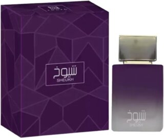 عطر شيوخ للرجال والنساء من احمد المغربي بتركيز زيوت عالي ورائحة اللافندر والباتشولي وحبوب التونكا والعنبر,سعة50 ملل