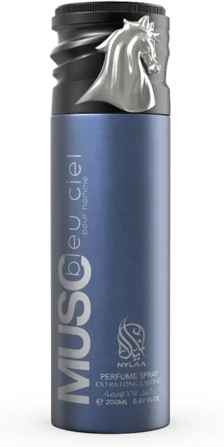 Nylaa Musc Bleu Ciel Body Perfume Spray بخاخ 200 مل للرجال
