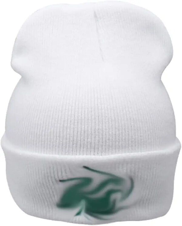 تي كيه جي اي اكس كيه Gorro de Punto cálido para Hombre y Mujer gorros con reborde de Metal hoja de cáñamo Hip hop para exterioresOtoño e Invierno (اللون: C، المقاس: مقاس واحد)