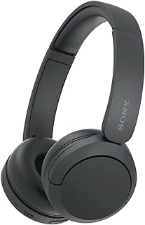 Sony WH-CH520 Wireless Bluetooth On-Ear with Mic for Phone Call, Black (Renewed)