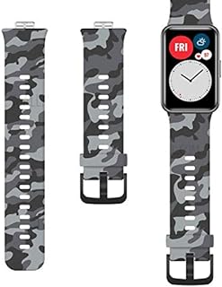 Printed Pattern Silicone Replacement Band for Huawei Watch Fit