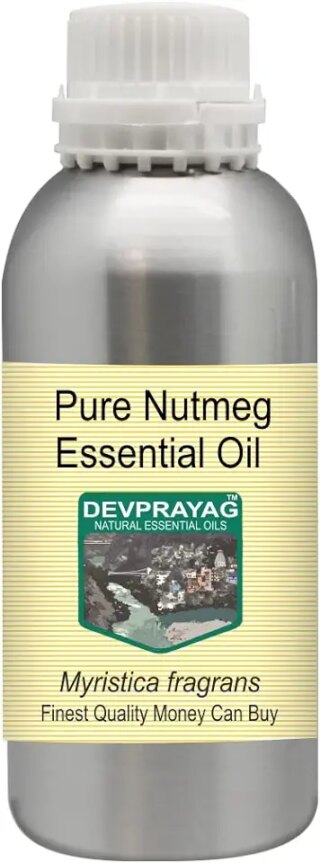 Devprayag Pure Nutmeg Essential Oil (Myristica fragrans) Natural Therapeutic Grade Steam Distilled 1250ml (42 oz)