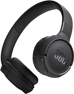 JBL سماعة اذن بلوتوث فوق الاذن من تون 520، اسود