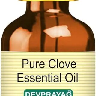 Devprayag Pure Clove Essential Oil (Syzygium aromaticum) with Glass Dropper Natural Therapeutic Grade Steam Distilled 50ml (1.69 oz)