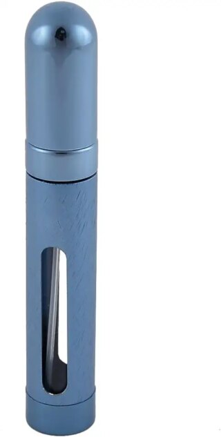 زجاجة عطر مستحضرات التجميل القابلة لاعادة الملء للسفر بسعة 12 مل من زهويدجو، لون ازرق (SN: c98 8b5 2f0 3e4 d2c)