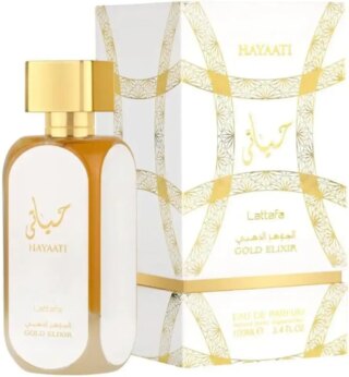 عطر جولد اليكسير من حياتي | او دي بارفان 100 مل | ميزون الحمراء