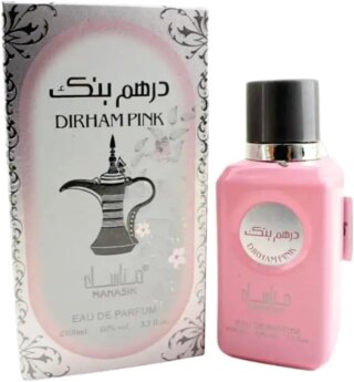 كاش بينك | او دي بارفان كاش بينك للنساء 100 مل | عطر الورد والفانيليا والياسمين | عطر ماناسيك كاش بينك للنساء (مستوحى من درهم واردي) من سافايرز تشويس