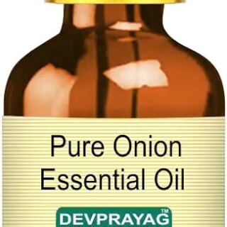 Devprayag Pure Onion Essential Oil (Allium cepa) with Glass Dropper Natural Therapeutic Grade Steam Distilled 2ml (0.06 oz)