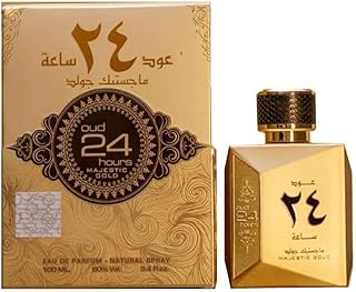 عطر عود 24 اورز ماجستيك جولد ايديشن للرجال والنساء 100 مل من ارض الزعفران، افضل هدية عطر