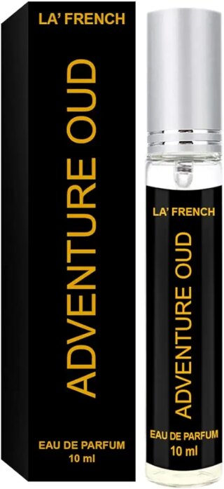 عطر لا فرينش ادفنتشر عود او دي بارفان ممزوج بالعود برائحة عطرية كلاسيكية تدوم طويلا للرجال والنساء (10 مل، عبوة من قطعة واحدة)