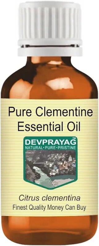 Devprayag Pure Clementine Essential Oil (Citrus clementina) Natural Therapeutic Grade Steam Distilled 30ml (1 oz)