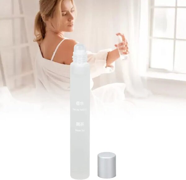 عطر 10 مل – نوع كرة دوارة، يدوم طويلا للرجال والنساء للعمل اليومي والمواعدة والكريسماس وعيد الشكر واعياد الميلاد (نوع الشاي الاسود)