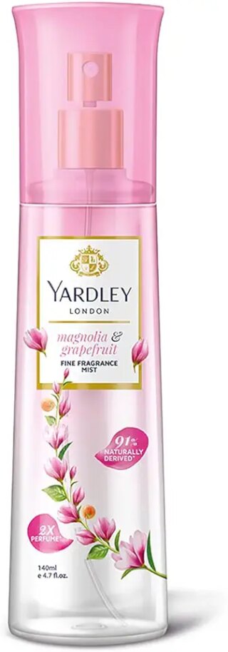 ياردلي بخاخ معطر برائحة الماغنوليا والجريب فروت من لندن | 2 × بخاخ عطر للنساء | مشتق طبيعياً بنسبة 91% | 140 مل