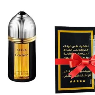 مجموعة من ريحانا تتكون من عطر باشا دي كارتير ليمتد ايديشن نوار او دي تواليت من كارتير، 100 مل، للجنسين وعينة من عطر بلاك سافير انتنس 5 مل