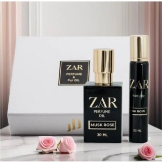 Zar Musk Rose Discovery Kit Including Perfume Oil 30ml And Perfume Spray 30ml