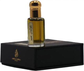 عطر زيت العنبر الذهبي عبق الصحراء للرجال والنساء، عطر هندي من العود والعنبر بتركيبة زيتية عطرية وغير كحولية طويلة الامد، 12 مل