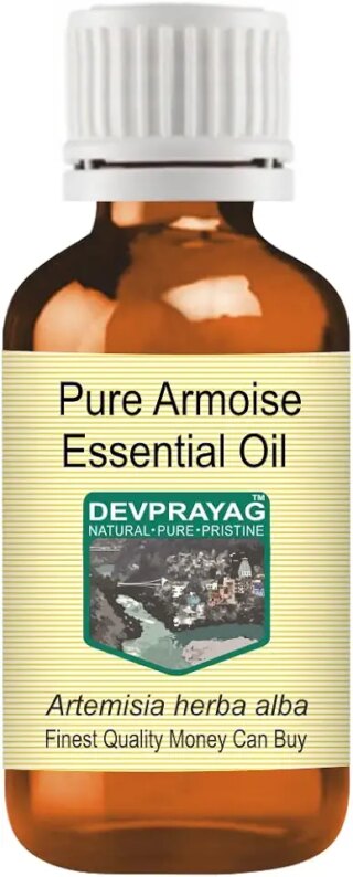 Devprayag Pure Armoise Essential Oil (Artemisia herba alba) Natural Therapeutic Grade Steam Distilled 10ml (0.33 oz)