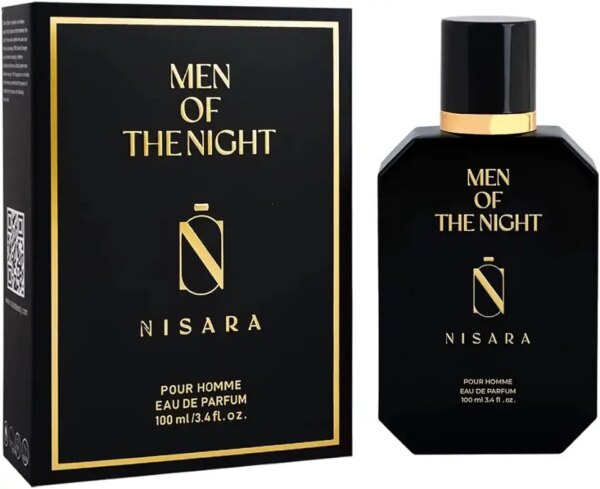 عطر مين اوف ذا نايت او دي بارفان للرجال من نيسارا | بخاخ او دي بارفان | يدوم طويلا | عطر ناعم | مسك قبرصي | فاخر للجميع | 100 مل