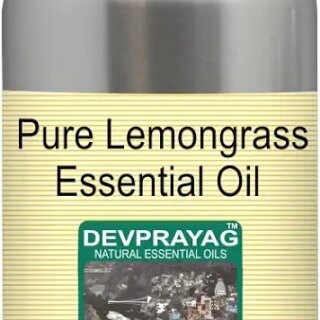 Devprayag Pure Lemongrass Essential Oil (Cymbopogon citratus) Natural Therapeutic Grade Steam Distilled 630ml (21 oz)