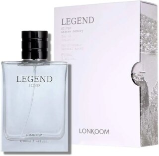 عطر برائحة حمضية للرجال من لونكوم، او دي تواليت للرجال، ليجيند سيلفر 100 مل