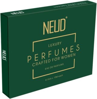 NEUD Luxury Perfumes for Women Long Lasting EDP – 6 Vials x 10ml Each
