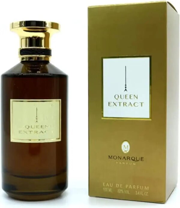 عطر كوين اكستراكت من مونارك او دي بارفان للنساء برائحة الزهور الحلوة والمسك تدوم طويلا، 100 مل