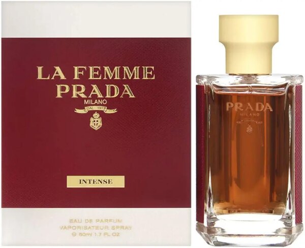 برادا عطر لا فيم انتينس من ميلانو – او دي بارفان، 50 مل، للنساء