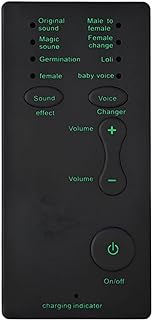ايكام جهاز صغير محمول لتأثيرات الصوت لتغيير الصوت وبطاقة الصوت وبطاقة الصوت للبث المباشر والدردشة عبر الانترنت والغناء للهواتف الذكية والتابلت والكمبيوتر