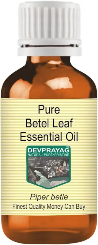 Devprayag Pure Betel Leaf Essential Oil (Piper betle) Natural Therapeutic Grade Steam Distilled 15ml (0.50 oz)