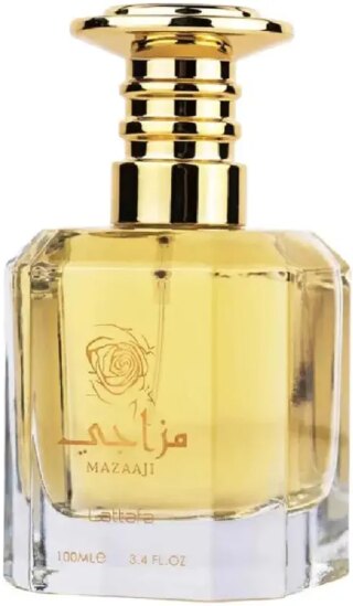 عطر مزاجي او دي بارفان للنساء من لطافة بيرفيوز، عطر رائع وبراق وناعم وانثوي مع المسك الابيض وروائح الزهور البيضاء، مناسب للاستخدام اليومي، 100 مل (3.4 اونصة)