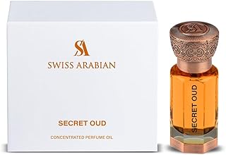 زيت عطري سيكريت عود 12 مل من سويس اريبيان، للجنسين