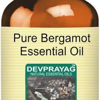 Devprayag Pure Bergamot Essential Oil (Citrus bergamia) Natural Therapeutic Grade Steam Distilled 100ml (3.38 oz)