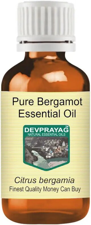 Devprayag Pure Bergamot Essential Oil (Citrus bergamia) Natural Therapeutic Grade Steam Distilled 100ml (3.38 oz)