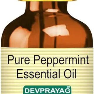 Devprayag Pure Peppermint Essential Oil (Mentha piperita) with Glass Dropper Natural Therapeutic Grade Steam Distilled 30ml (1 oz)