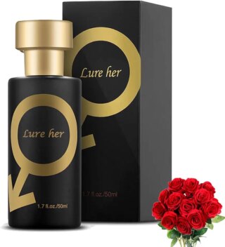 عطر فرمون من جولدن لور، عطر لور هير للرجال جذاب للنساء، عطر رومانسي لامع بخاخ كولونيا للرجال والنساء سعة 50 مل