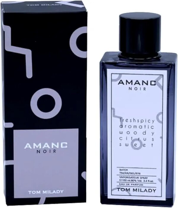 عطر امانك نوار من توم ميلادي او دي بارفان للرجال برائحة الجريب فروت البحري وخشب الغاياك، 100 مل
